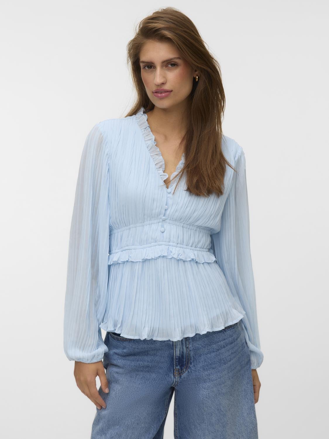 VMDORA Top - Ice Water - VERO MODA & VILA Bergvik